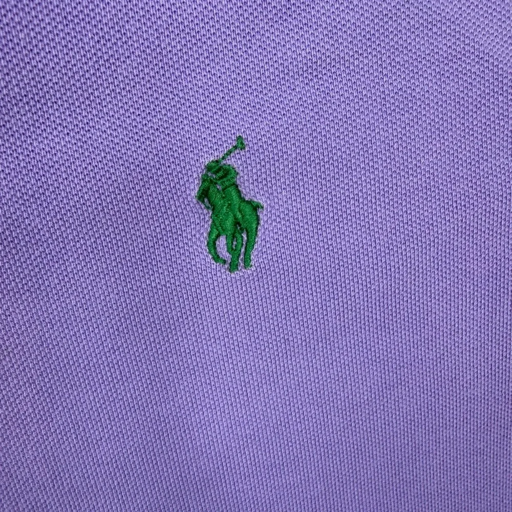 Polo Ralph Lauren Mens Classic Fit Pique Polo Shirt Purple XL‎ Green Pony Logo